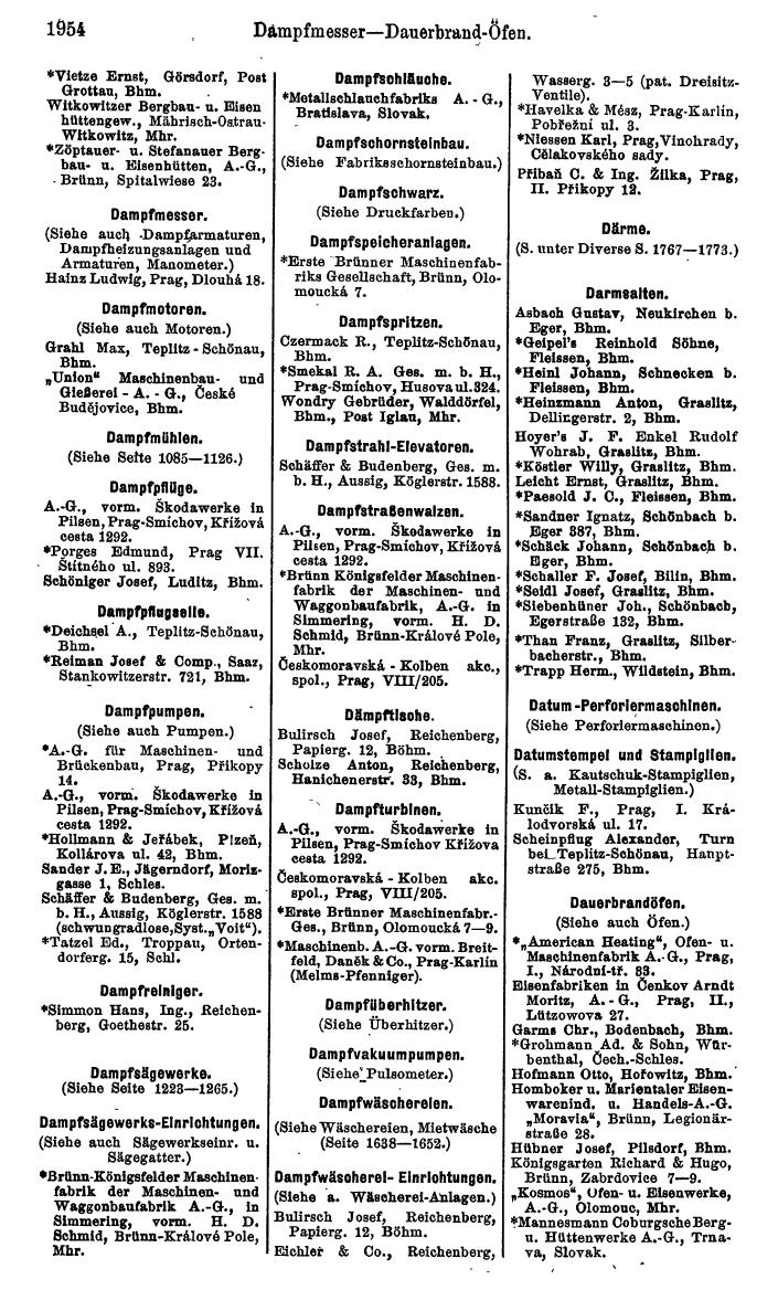Compass. Kommerzieller Teil 1926: Tschechoslowakei. - Page 2044