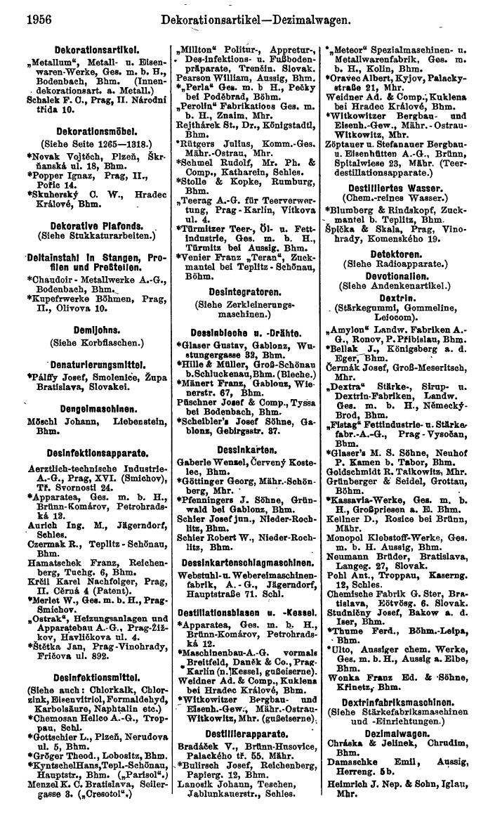 Compass. Kommerzieller Teil 1926: Tschechoslowakei. - Page 2046