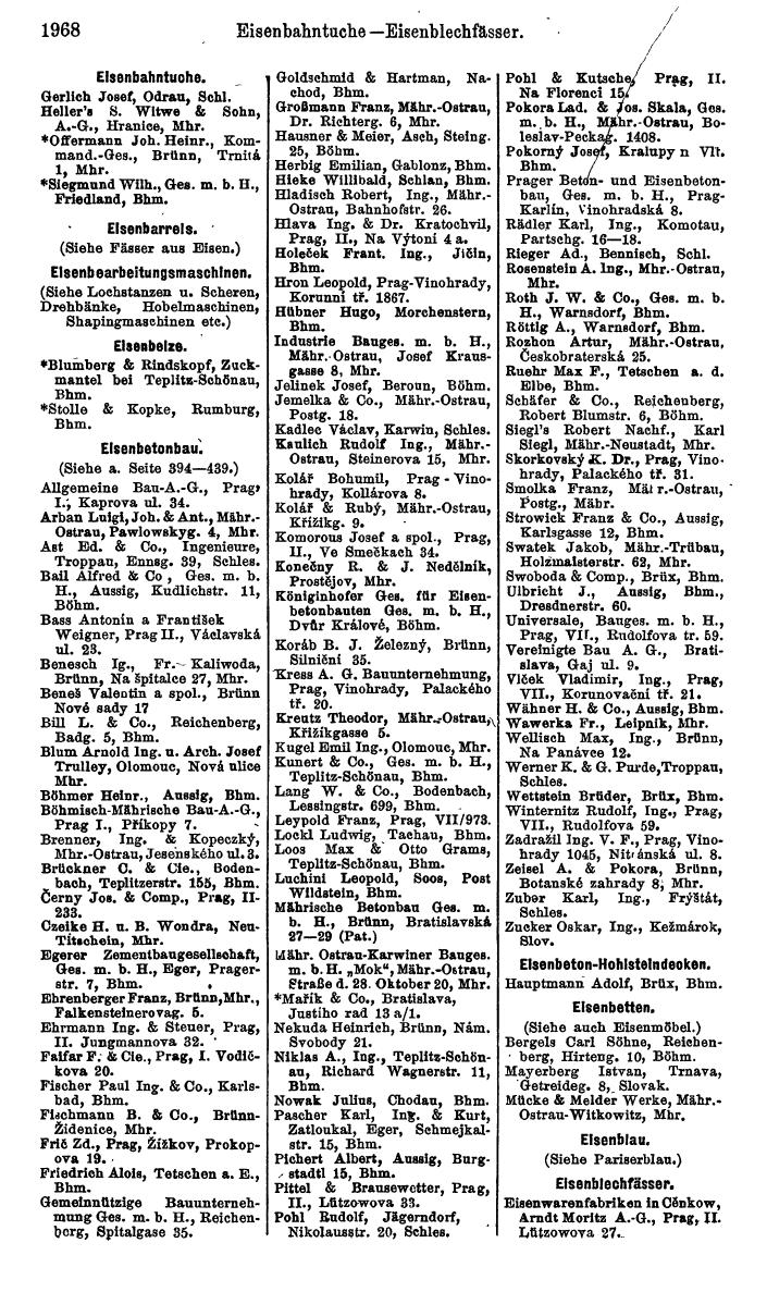 Compass. Kommerzieller Teil 1926: Tschechoslowakei. - Page 2058