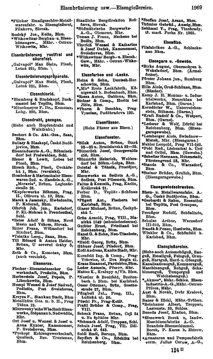 Compass. Kommerzieller Teil 1926: Tschechoslowakei. - Page 2059