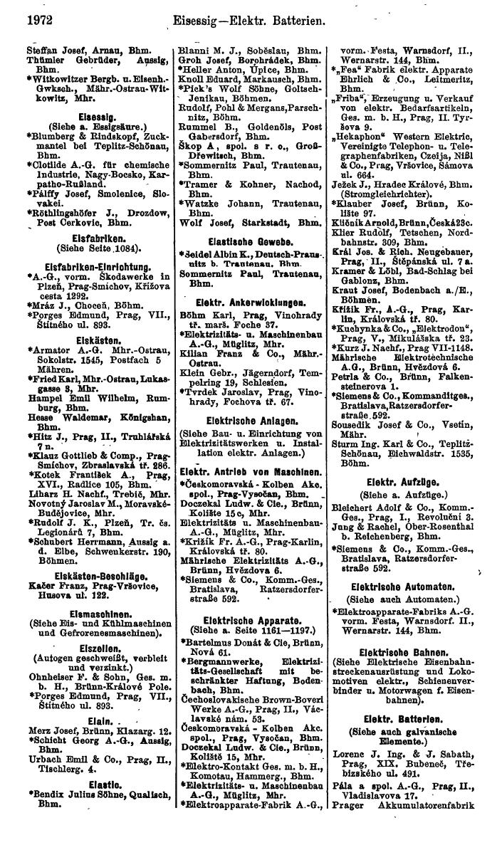 Compass. Kommerzieller Teil 1926: Tschechoslowakei. - Page 2062