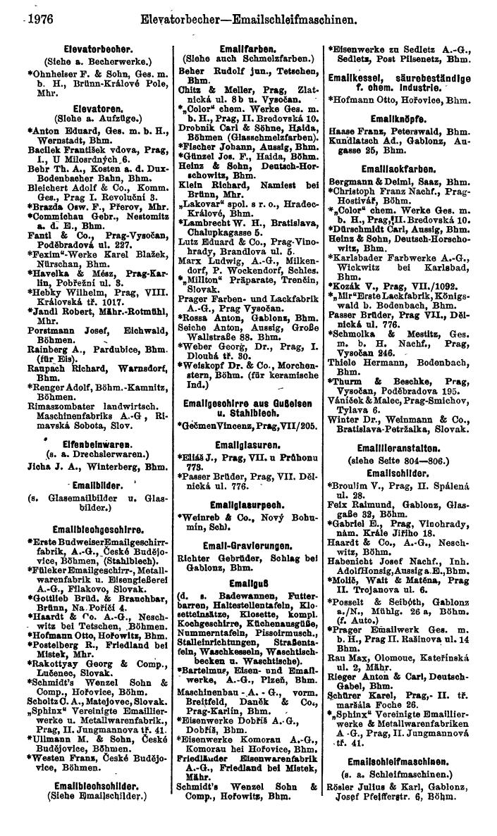 Compass. Kommerzieller Teil 1926: Tschechoslowakei. - Page 2066