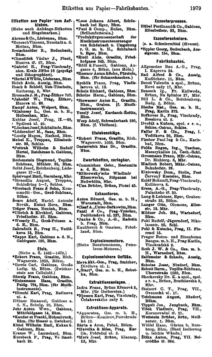Compass. Kommerzieller Teil 1926: Tschechoslowakei. - Page 2069