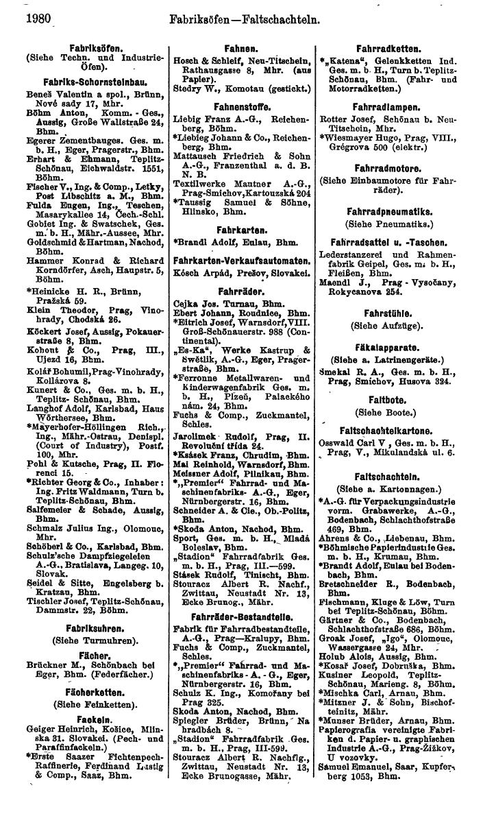 Compass. Kommerzieller Teil 1926: Tschechoslowakei. - Page 2070
