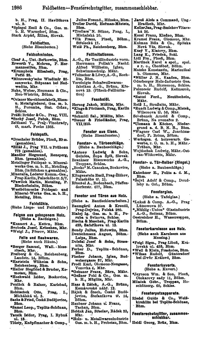 Compass. Kommerzieller Teil 1926: Tschechoslowakei. - Page 2076