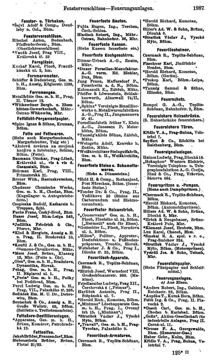 Compass. Kommerzieller Teil 1926: Tschechoslowakei. - Page 2077