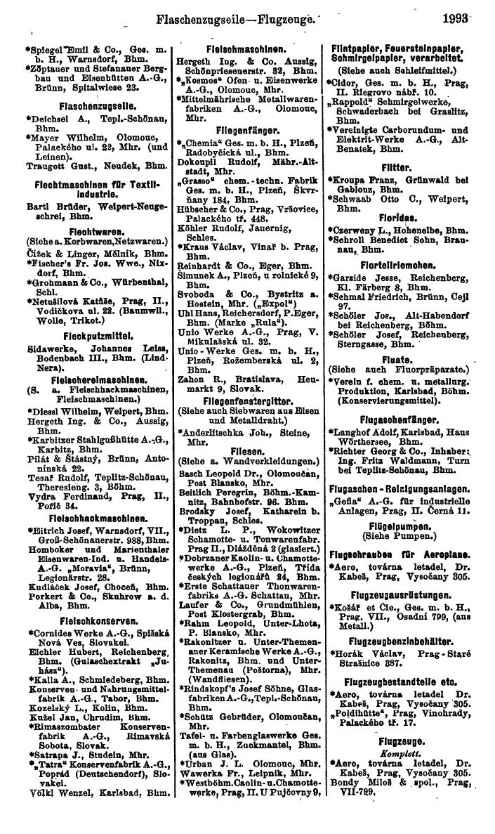 Compass. Kommerzieller Teil 1926: Tschechoslowakei. - Page 2083