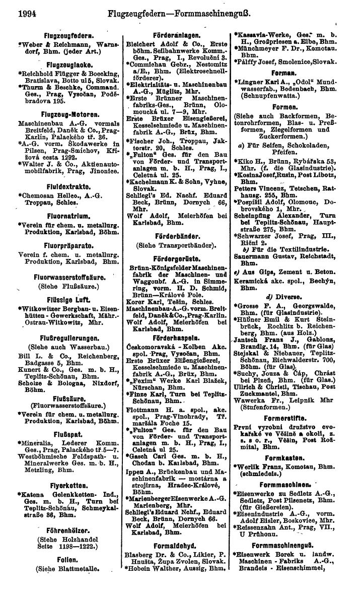Compass. Kommerzieller Teil 1926: Tschechoslowakei. - Page 2084