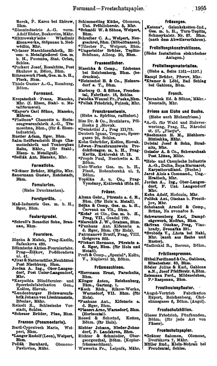 Compass. Kommerzieller Teil 1926: Tschechoslowakei. - Page 2085