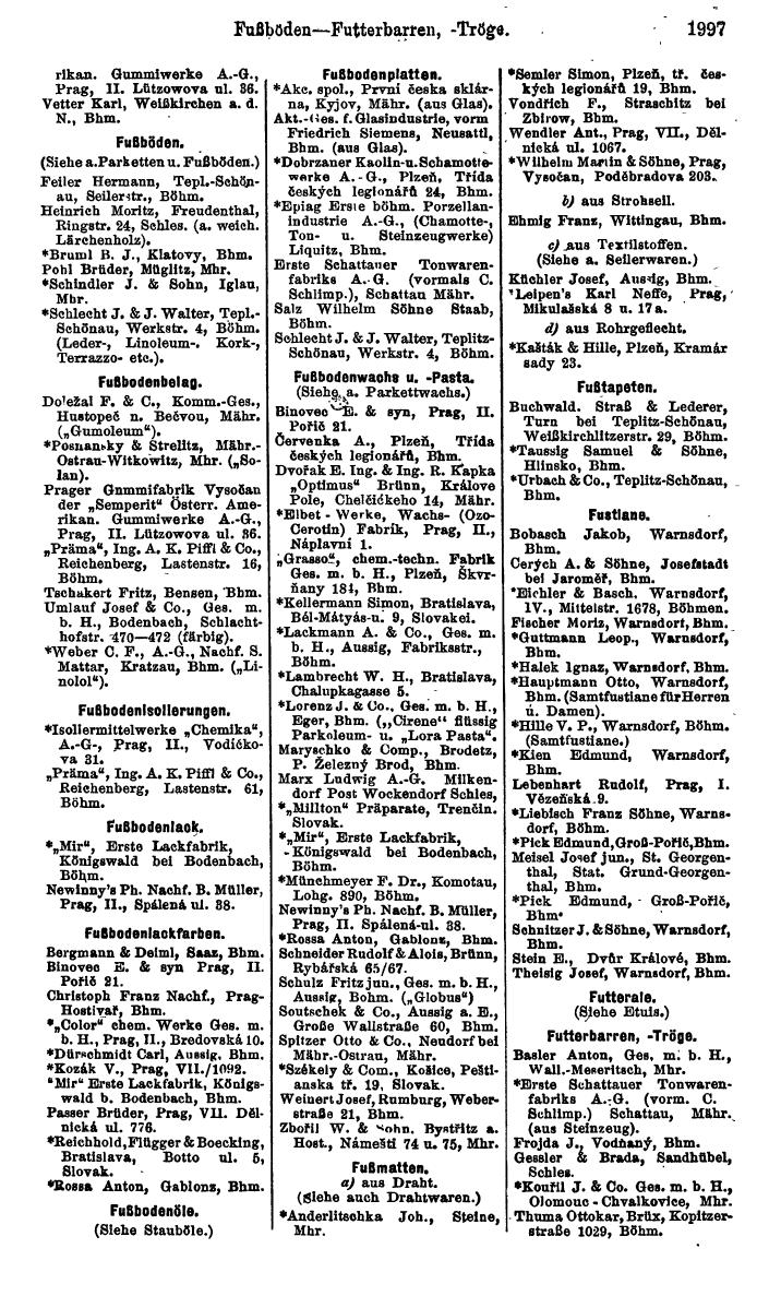 Compass. Kommerzieller Teil 1926: Tschechoslowakei. - Page 2087