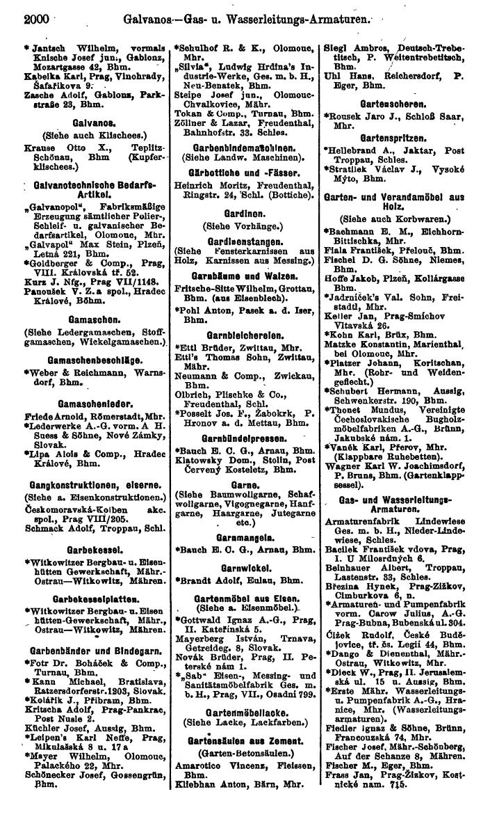 Compass. Kommerzieller Teil 1926: Tschechoslowakei. - Page 2090