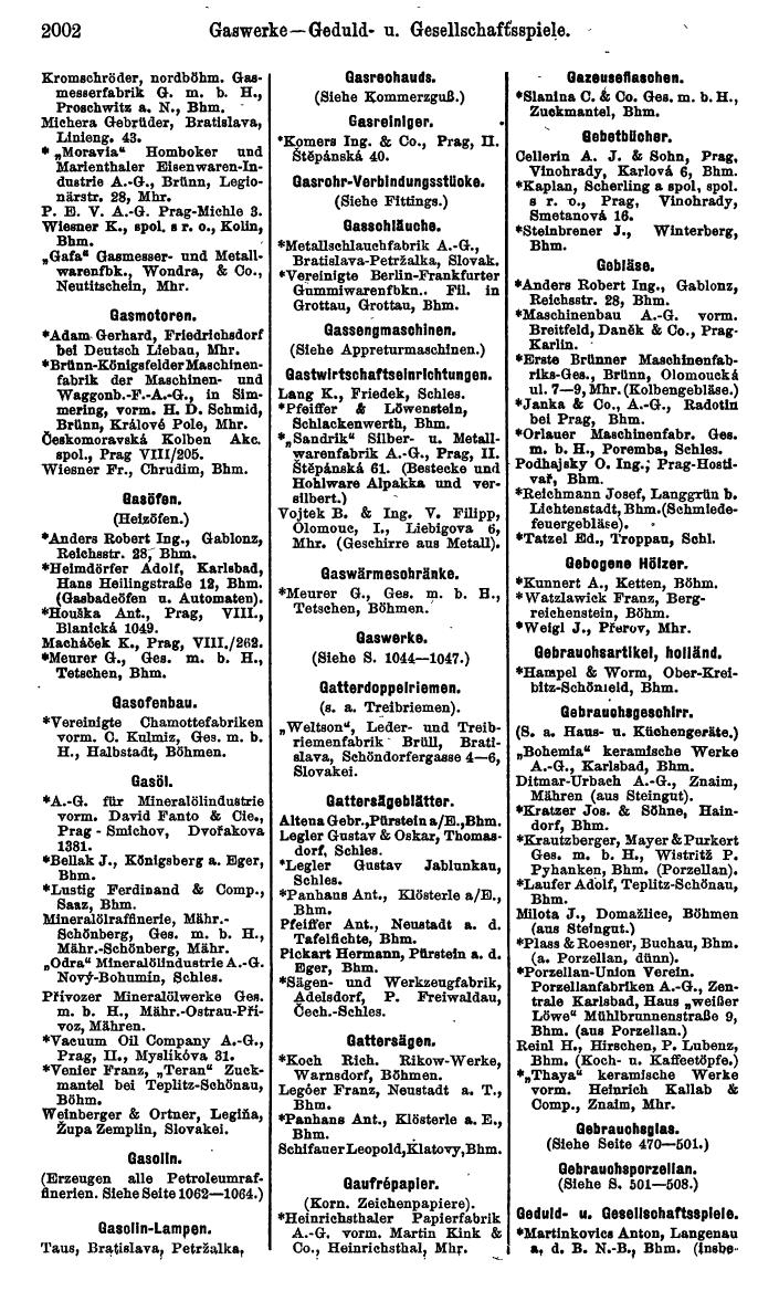 Compass. Kommerzieller Teil 1926: Tschechoslowakei. - Page 2092