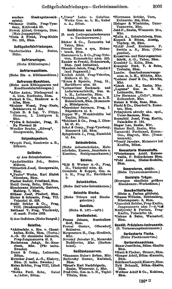 Compass. Kommerzieller Teil 1926: Tschechoslowakei. - Page 2093