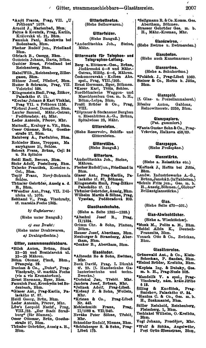 Compass. Kommerzieller Teil 1926: Tschechoslowakei. - Page 2097