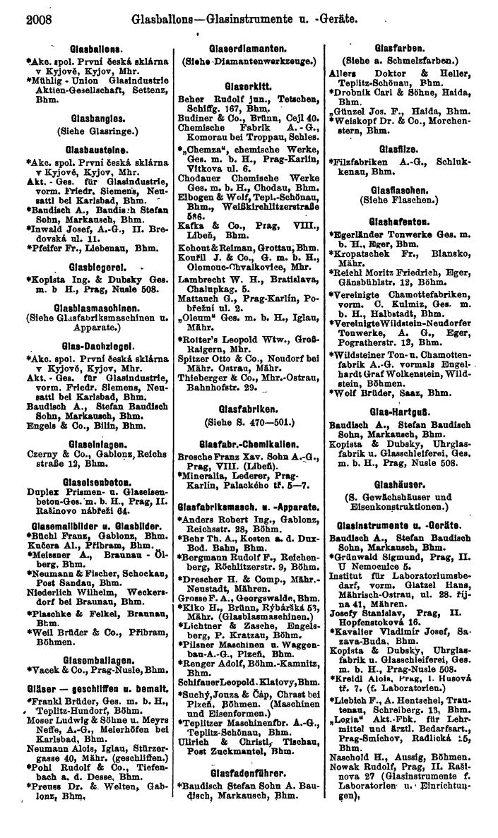 Compass. Kommerzieller Teil 1926: Tschechoslowakei. - Page 2098