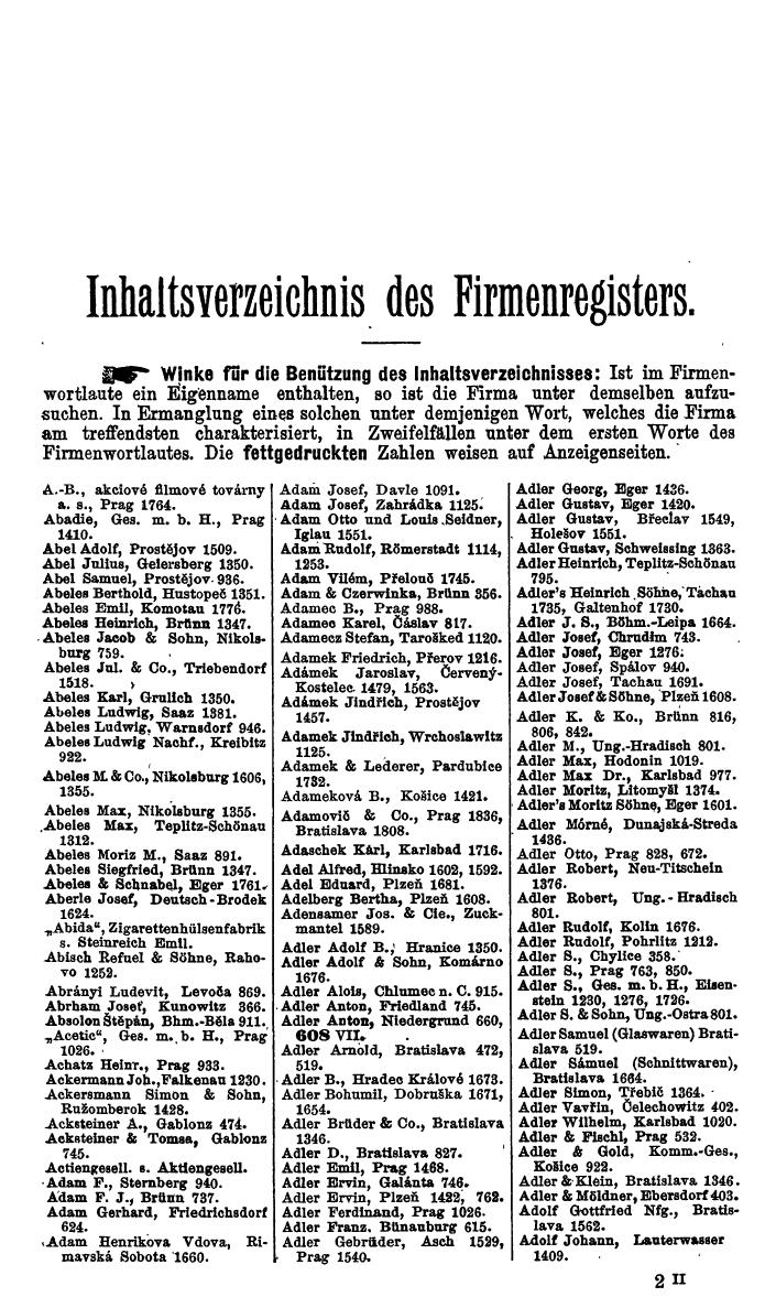 Compass. Kommerzieller Teil 1926: Tschechoslowakei. - Seite 21