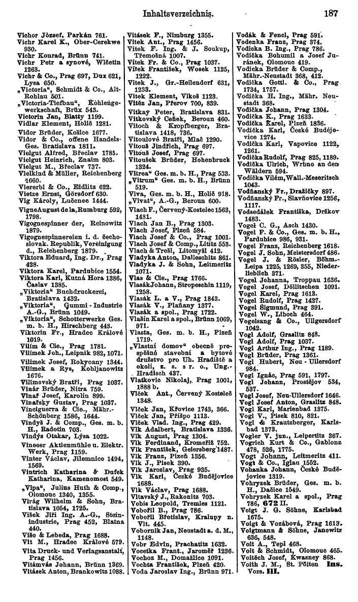 Compass. Kommerzieller Teil 1926: Tschechoslowakei. - Page 211
