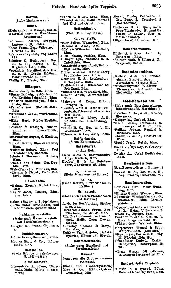 Compass. Kommerzieller Teil 1926: Tschechoslowakei. - Page 2113
