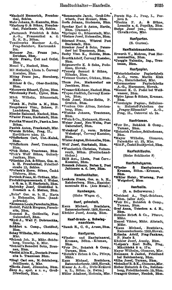 Compass. Kommerzieller Teil 1926: Tschechoslowakei. - Page 2115