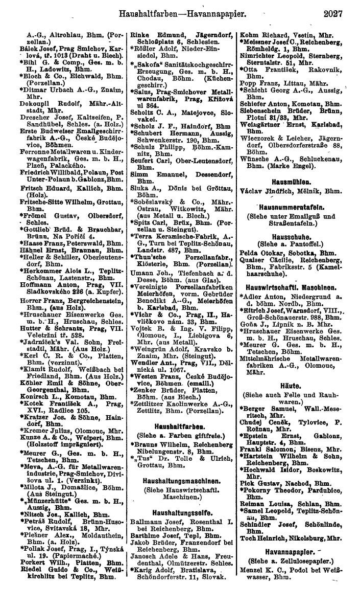 Compass. Kommerzieller Teil 1926: Tschechoslowakei. - Page 2117