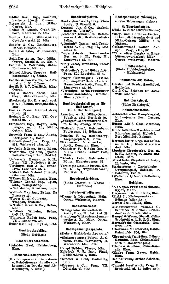 Compass. Kommerzieller Teil 1926: Tschechoslowakei. - Page 2122