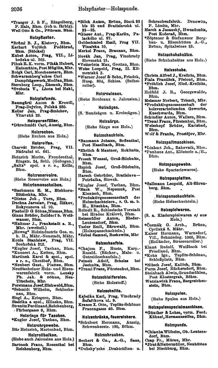 Compass. Kommerzieller Teil 1926: Tschechoslowakei. - Page 2126