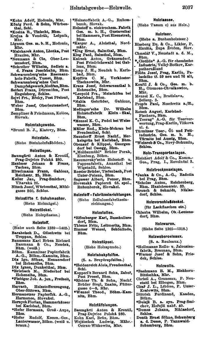 Compass. Kommerzieller Teil 1926: Tschechoslowakei. - Page 2127