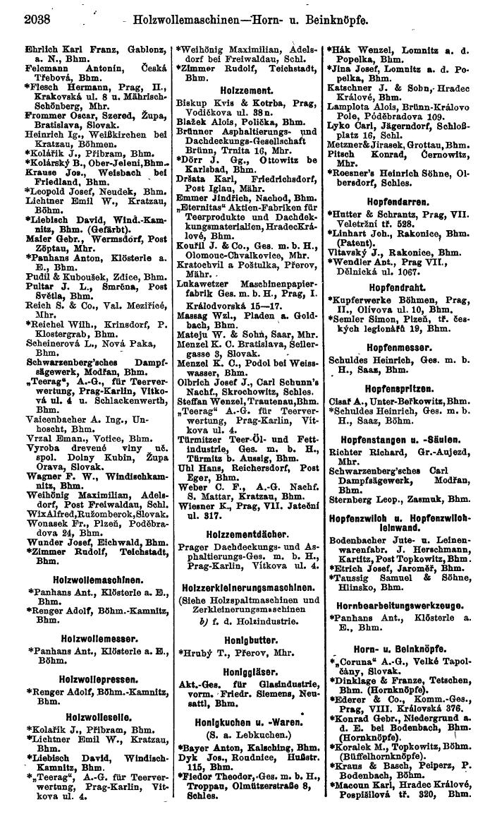 Compass. Kommerzieller Teil 1926: Tschechoslowakei. - Page 2128