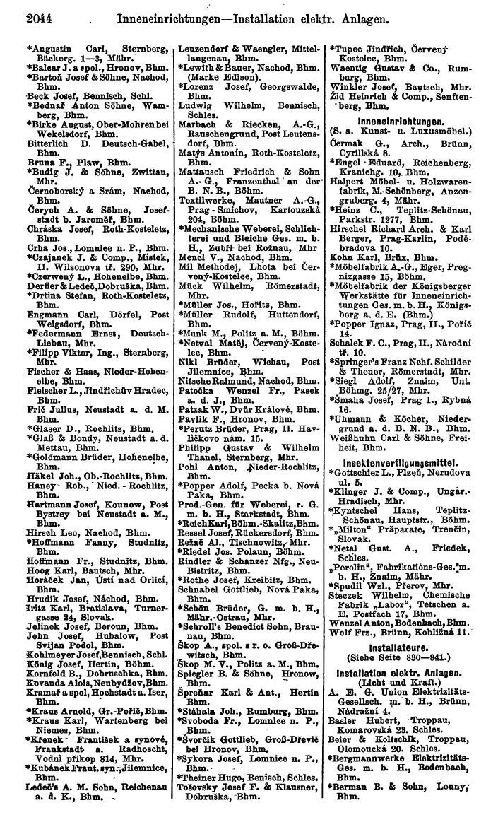 Compass. Kommerzieller Teil 1926: Tschechoslowakei. - Page 2134