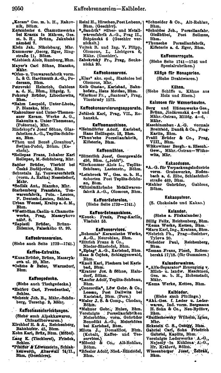 Compass. Kommerzieller Teil 1926: Tschechoslowakei. - Page 2140