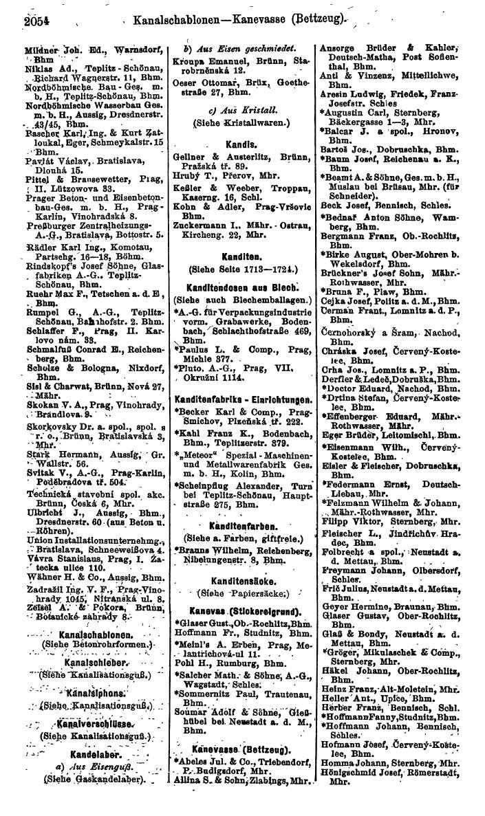 Compass. Kommerzieller Teil 1926: Tschechoslowakei. - Page 2144