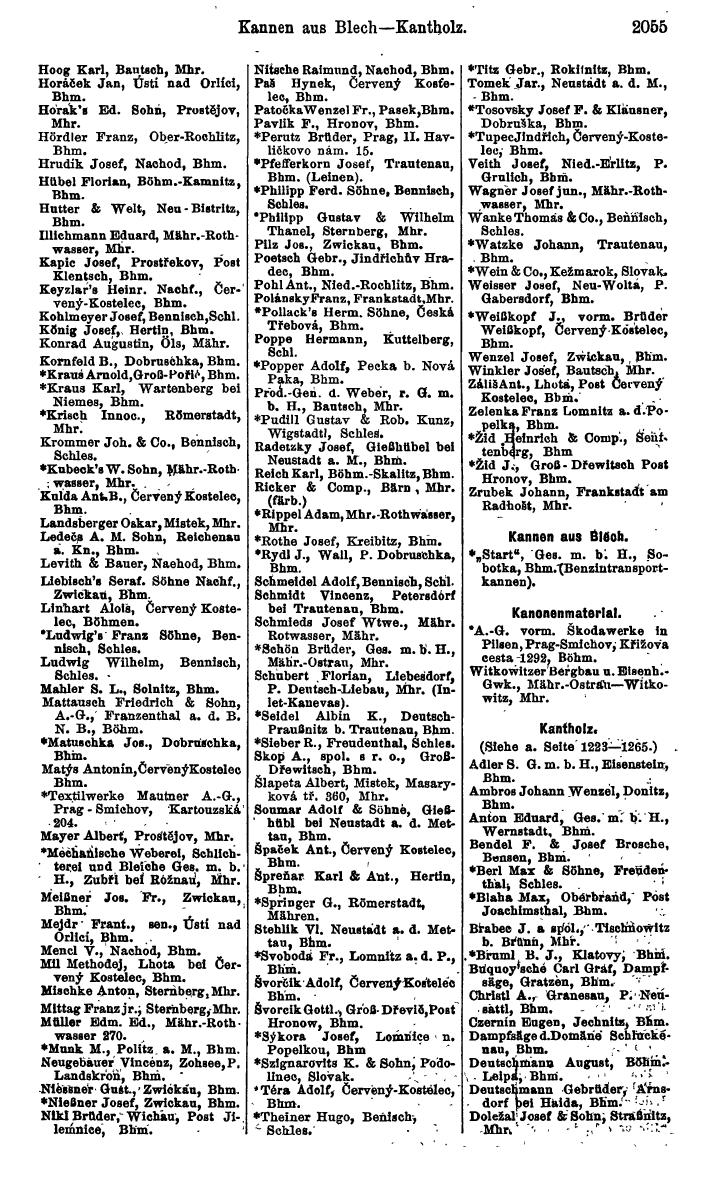 Compass. Kommerzieller Teil 1926: Tschechoslowakei. - Page 2145