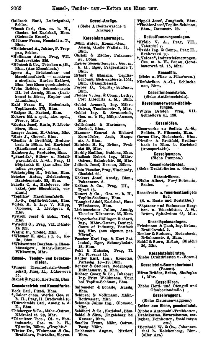 Compass. Kommerzieller Teil 1926: Tschechoslowakei. - Page 2152