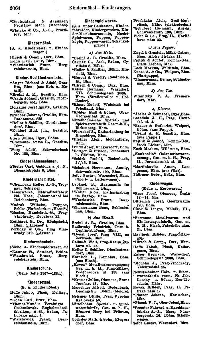 Compass. Kommerzieller Teil 1926: Tschechoslowakei. - Page 2154