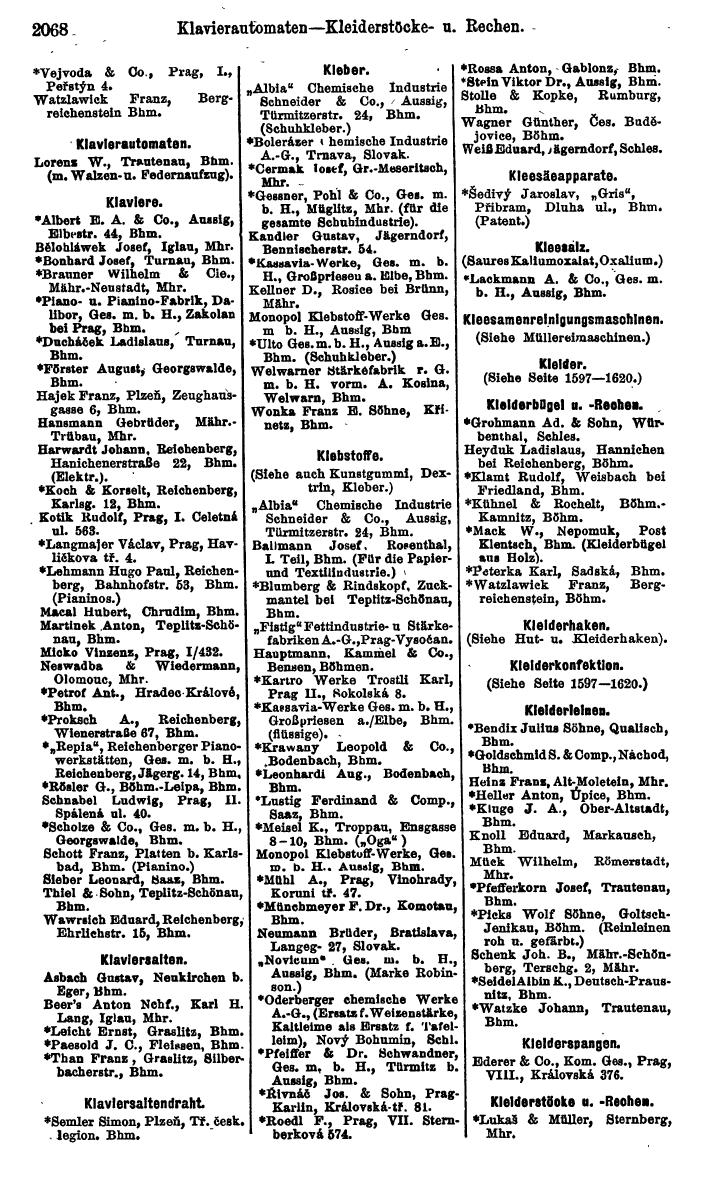 Compass. Kommerzieller Teil 1926: Tschechoslowakei. - Page 2158