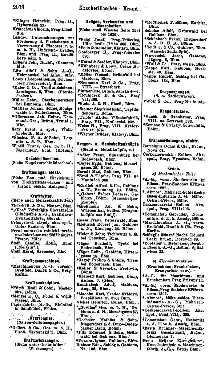Compass. Kommerzieller Teil 1926: Tschechoslowakei. - Page 2168