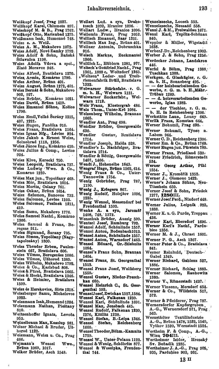 Compass. Kommerzieller Teil 1926: Tschechoslowakei. - Page 217