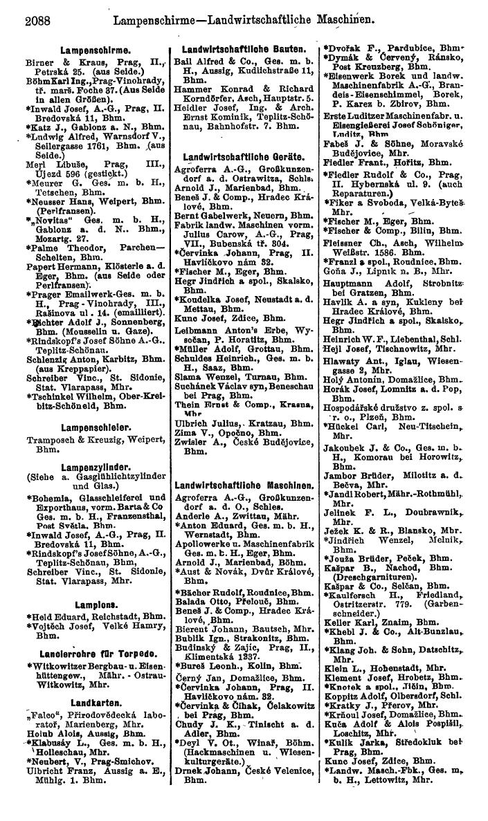 Compass. Kommerzieller Teil 1926: Tschechoslowakei. - Page 2178