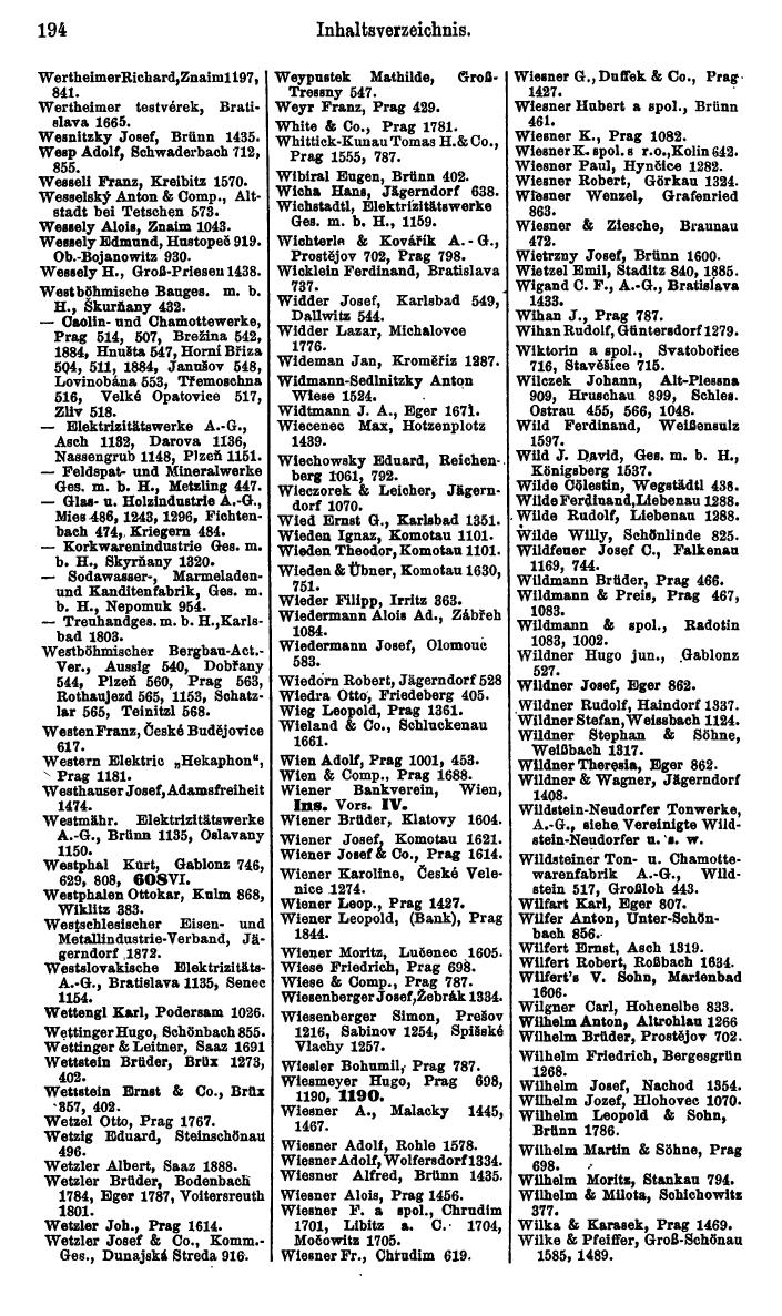 Compass. Kommerzieller Teil 1926: Tschechoslowakei. - Page 218