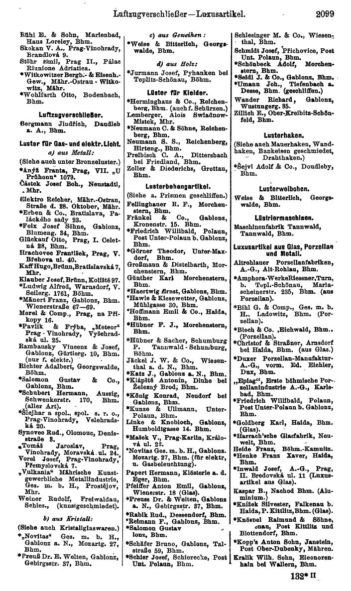 Compass. Kommerzieller Teil 1926: Tschechoslowakei. - Page 2189