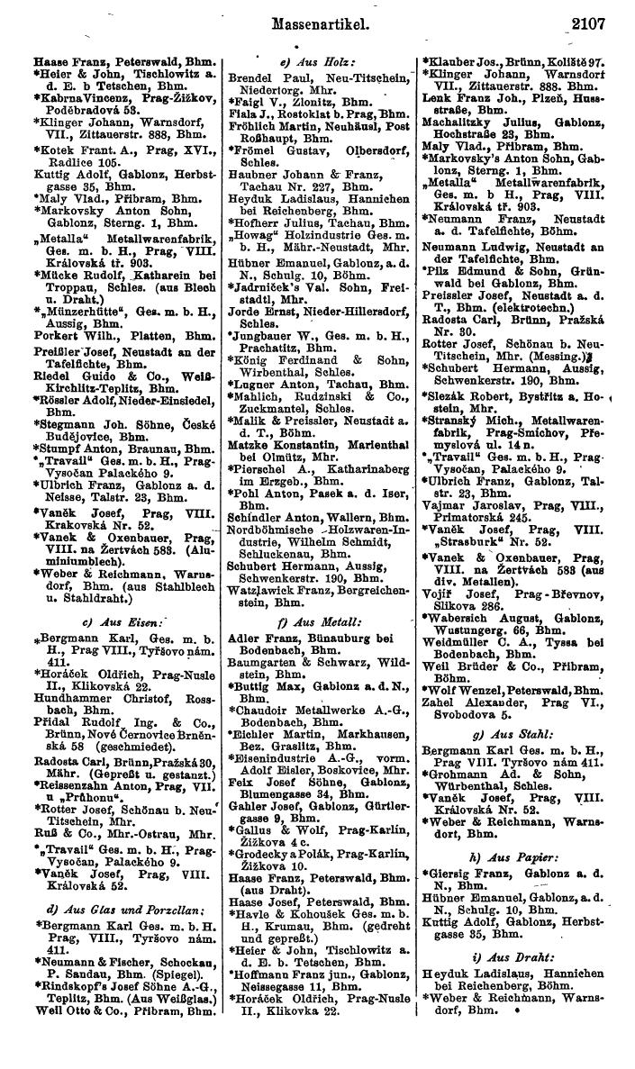 Compass. Kommerzieller Teil 1926: Tschechoslowakei. - Page 2197