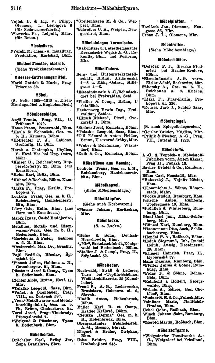 Compass. Kommerzieller Teil 1926: Tschechoslowakei. - Page 2206