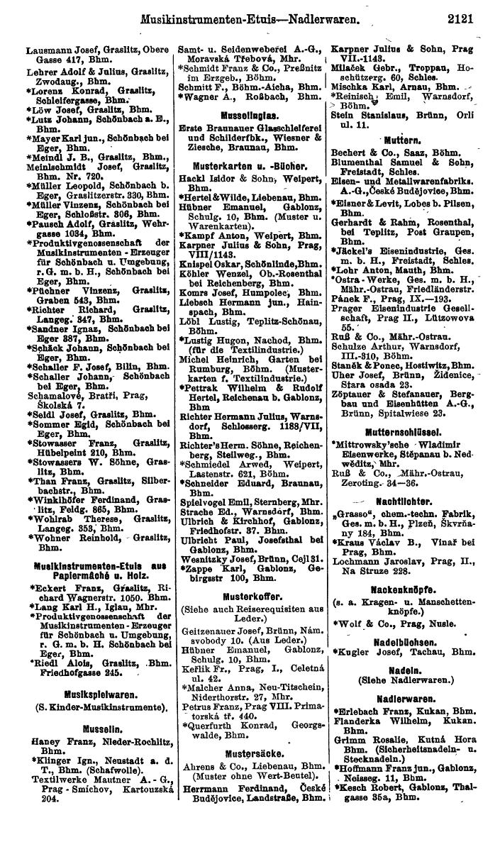 Compass. Kommerzieller Teil 1926: Tschechoslowakei. - Page 2211