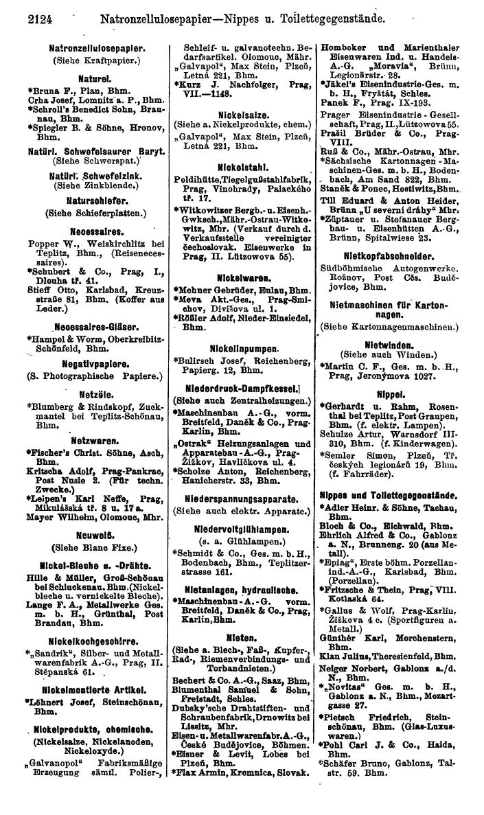 Compass. Kommerzieller Teil 1926: Tschechoslowakei. - Page 2214