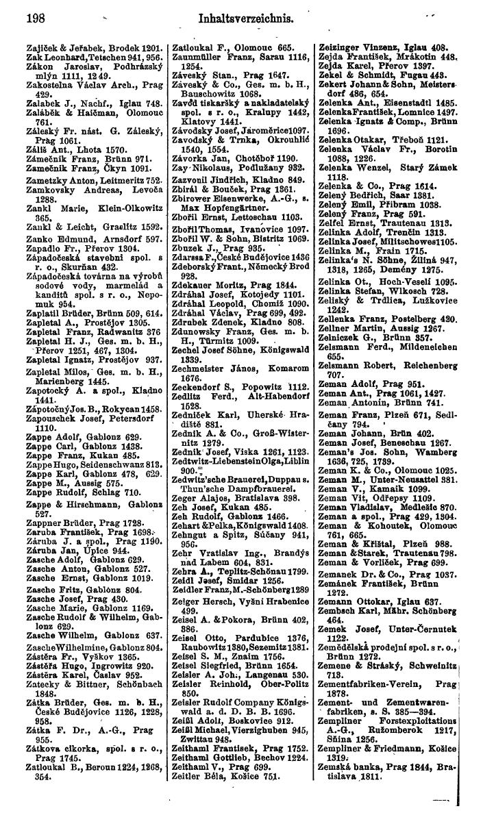 Compass. Kommerzieller Teil 1926: Tschechoslowakei. - Page 222