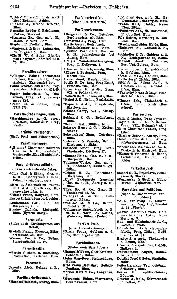 Compass. Kommerzieller Teil 1926: Tschechoslowakei. - Page 2224