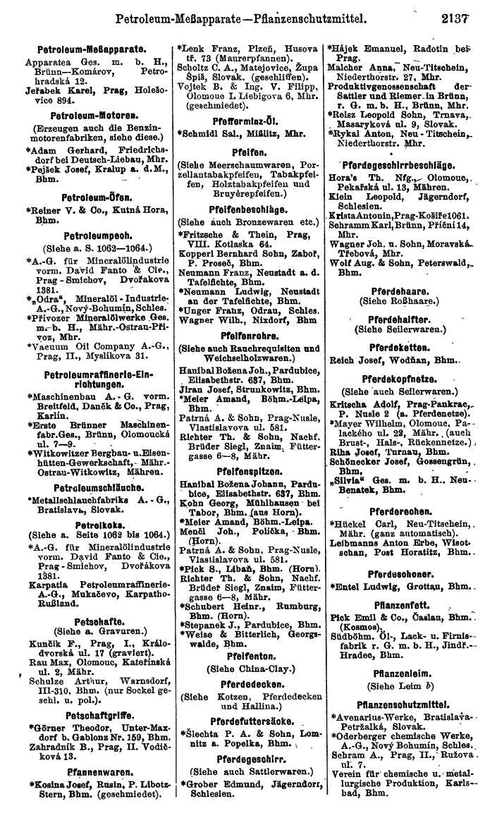 Compass. Kommerzieller Teil 1926: Tschechoslowakei. - Page 2227