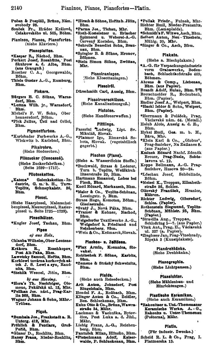 Compass. Kommerzieller Teil 1926: Tschechoslowakei. - Page 2230