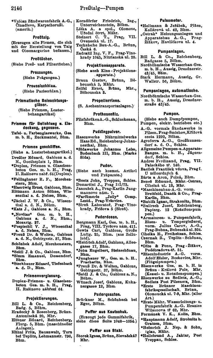 Compass. Kommerzieller Teil 1926: Tschechoslowakei. - Page 2236