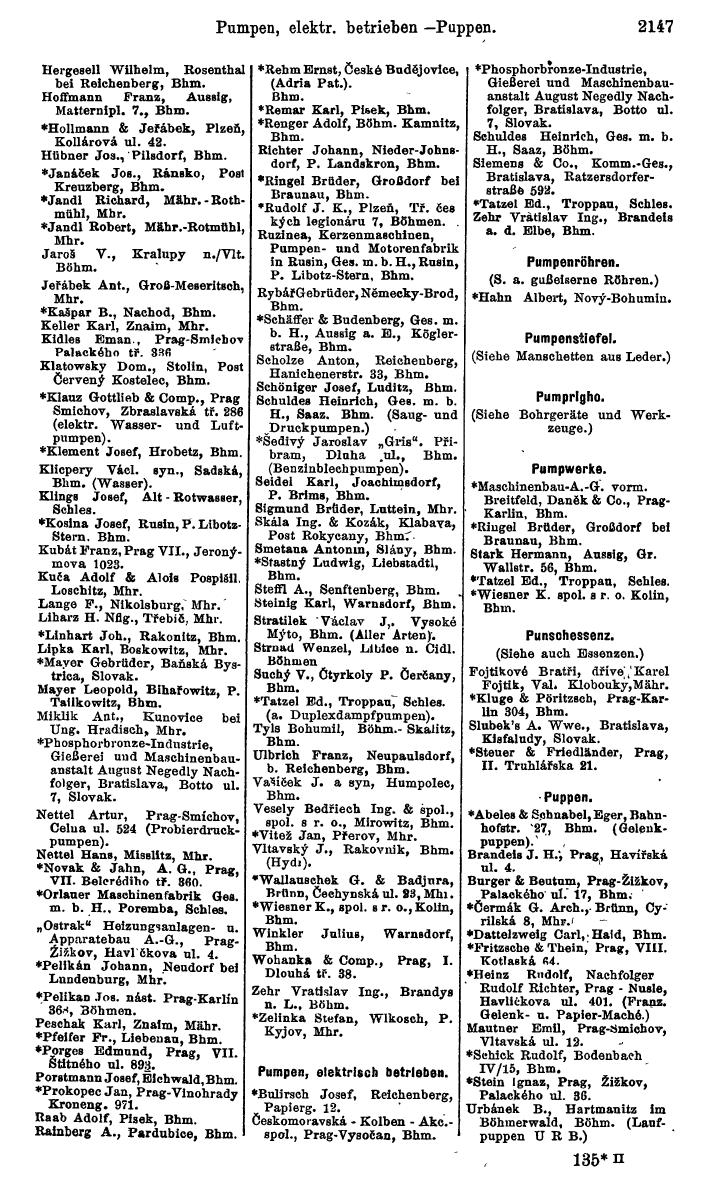 Compass. Kommerzieller Teil 1926: Tschechoslowakei. - Page 2237